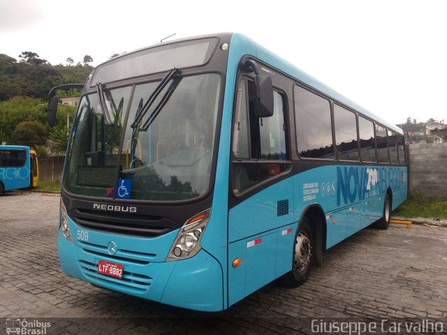 FAOL - Friburgo Auto Ônibus 509 na cidade de Nova Friburgo, Rio de Janeiro, Brasil, por Giuseppe Carvalho. Número da foto: #5634687.