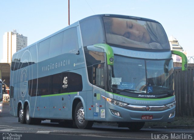 Viação Garcia 8631 na cidade de Porto Alegre, Rio Grande do Sul, Brasil, por Lucas Martins. Número da foto: #5633286.