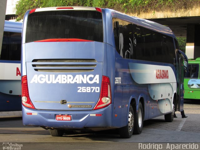 Viação Águia Branca 26870 na cidade de Belo Horizonte, Minas Gerais, Brasil, por Rodrigo  Aparecido. Número da foto: #5634416.