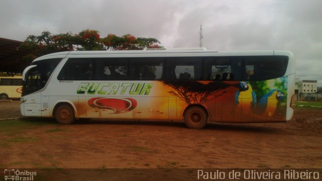 Eucatur - Empresa União Cascavel de Transportes e Turismo 5201 na cidade de Juína, Mato Grosso, Brasil, por Paulo de Oliveira Ribeiro. Número da foto: #5633445.