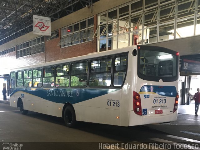 Viação Curuçá 01 213 na cidade de Santo André, São Paulo, Brasil, por Hebert Eduardo Ribeiro Todesco. Número da foto: #5634065.
