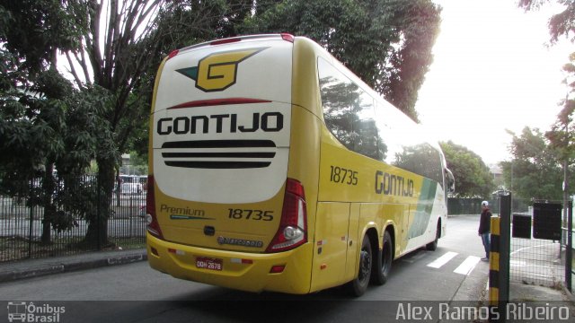 Empresa Gontijo de Transportes 18735 na cidade de São Paulo, São Paulo, Brasil, por Alex Ramos Ribeiro. Número da foto: #5637925.