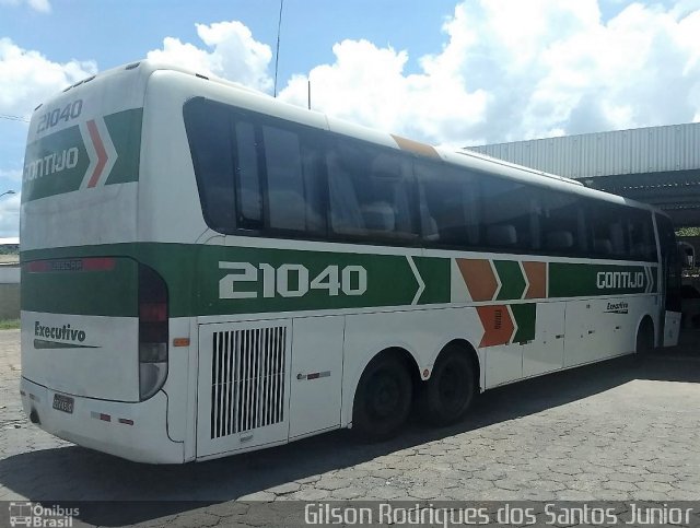 Empresa Gontijo de Transportes 21040 na cidade de Espinosa, Minas Gerais, Brasil, por Gilson Rodrigues dos Santos Junior. Número da foto: #5636386.