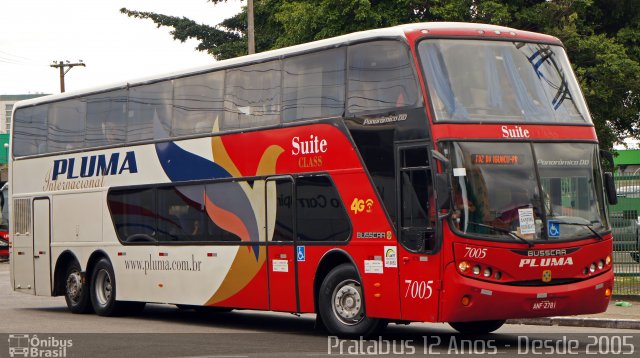 Pluma Conforto e Turismo 7005 na cidade de São Paulo, São Paulo, Brasil, por Cristiano Soares da Silva. Número da foto: #5637714.