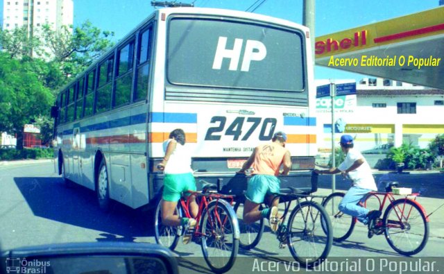 HP Transportes Coletivos 2470 na cidade de Goiânia, Goiás, Brasil, por Carlos Júnior. ID da foto: 5637338.