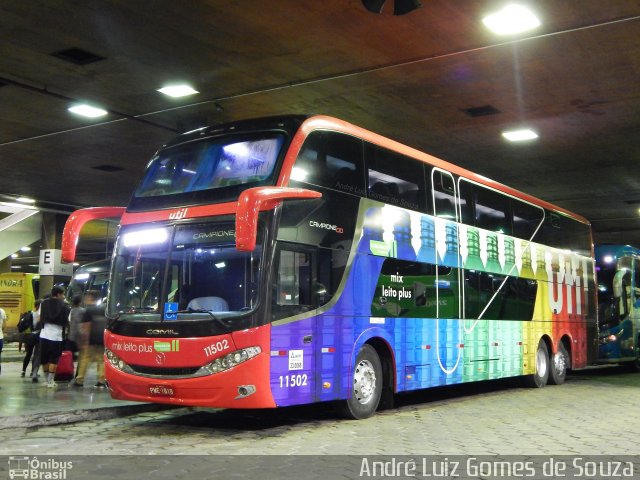 UTIL - União Transporte Interestadual de Luxo 11502 na cidade de Belo Horizonte, Minas Gerais, Brasil, por André Luiz Gomes de Souza. ID da foto: 5637201.