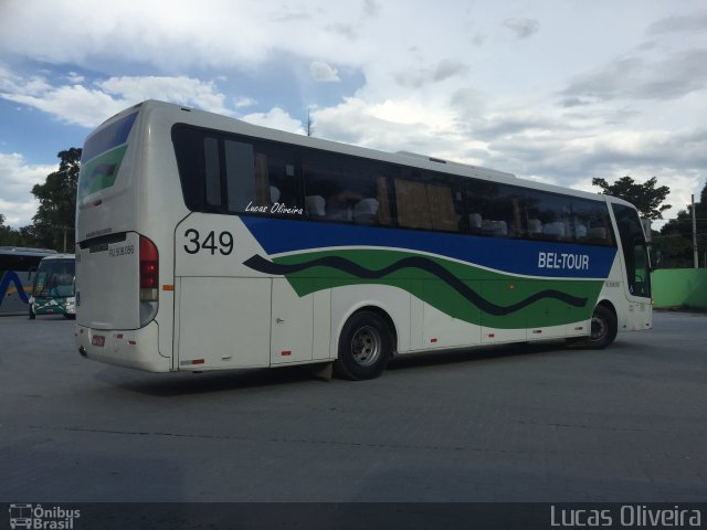 Bel-Tour Transportes e Turismo 349 na cidade de Itaguaí, Rio de Janeiro, Brasil, por Lucas Oliveira. ID da foto: 5635534.