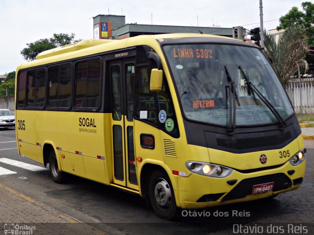 SOGAL - Sociedade de Ônibus Gaúcha Ltda. 305 na cidade de São Leopoldo, Rio Grande do Sul, Brasil, por Otávio dos Reis . ID da foto: 5636912.