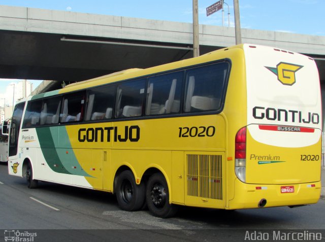 Empresa Gontijo de Transportes 12020 na cidade de Belo Horizonte, Minas Gerais, Brasil, por Adão Raimundo Marcelino. ID da foto: 5637568.