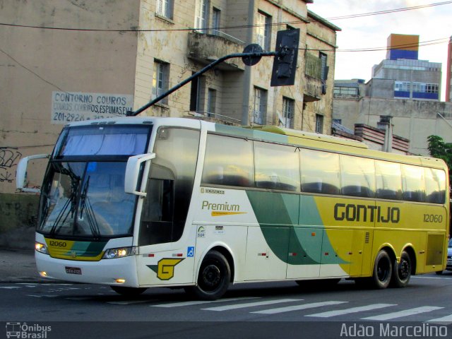 Empresa Gontijo de Transportes 12060 na cidade de Belo Horizonte, Minas Gerais, Brasil, por Adão Raimundo Marcelino. ID da foto: 5637719.