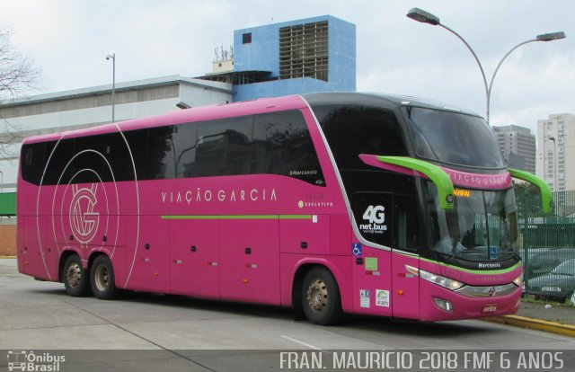 Viação Garcia 16176 na cidade de São Paulo, São Paulo, Brasil, por Francisco Mauricio Freire. Número da foto: #5637207.