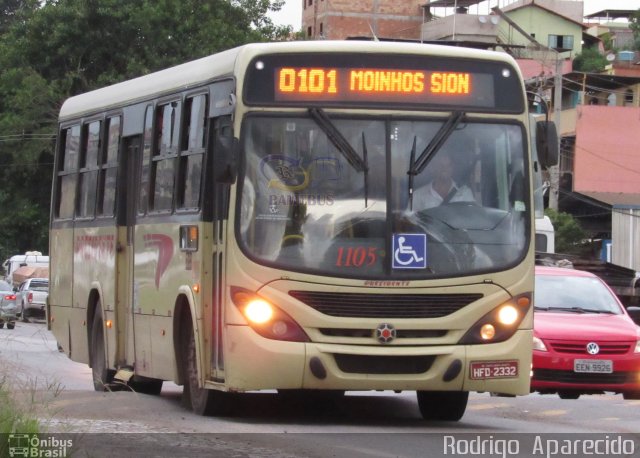 Viação Presidente 1105 na cidade de Conselheiro Lafaiete, Minas Gerais, Brasil, por Rodrigo  Aparecido. Número da foto: #5636359.