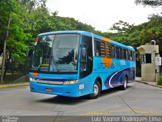 Litorânea Transportes Coletivos 7857 na cidade de São Paulo, São Paulo, Brasil, por Luiz Vagner Rodrigues Lima. ID da foto: 5636618.