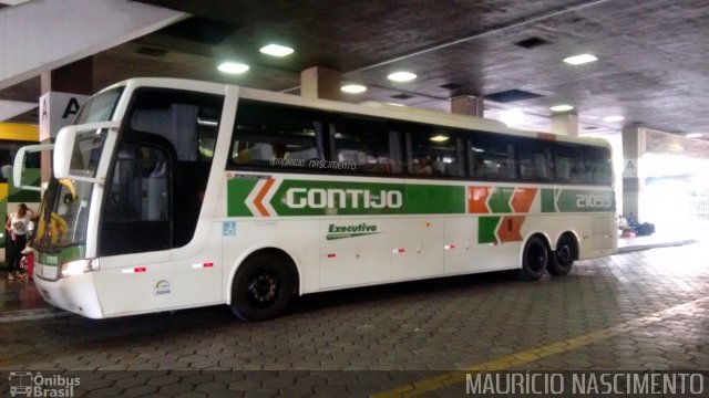 Empresa Gontijo de Transportes 21055 na cidade de Belo Horizonte, Minas Gerais, Brasil, por Maurício Nascimento. ID da foto: 5639396.