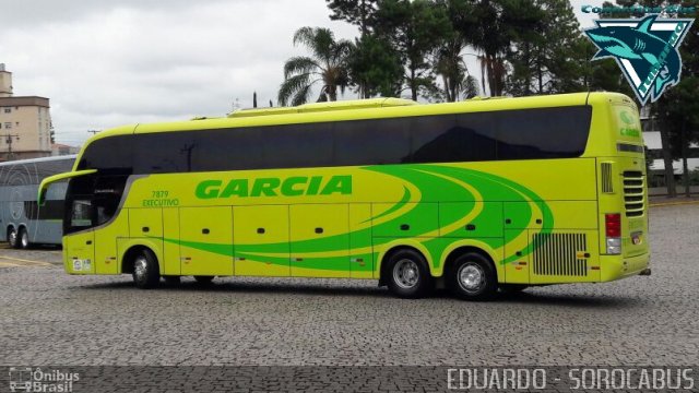 Viação Garcia 7879 na cidade de Curitiba, Paraná, Brasil, por EDUARDO - SOROCABUS. ID da foto: 5639115.