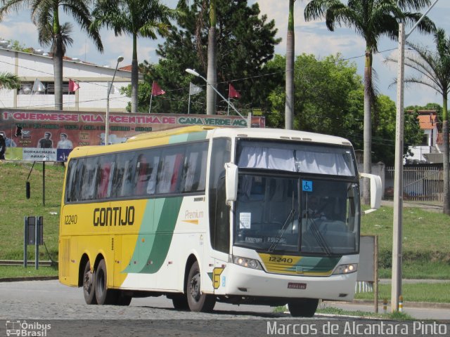 Empresa Gontijo de Transportes 12240 na cidade de Perdões, Minas Gerais, Brasil, por Marcos de Alcantara Pinto. Número da foto: #5638938.