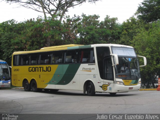 Empresa Gontijo de Transportes 12610 na cidade de São Paulo, São Paulo, Brasil, por Julio Cesar Euzebio Alves. Número da foto: #5638686.
