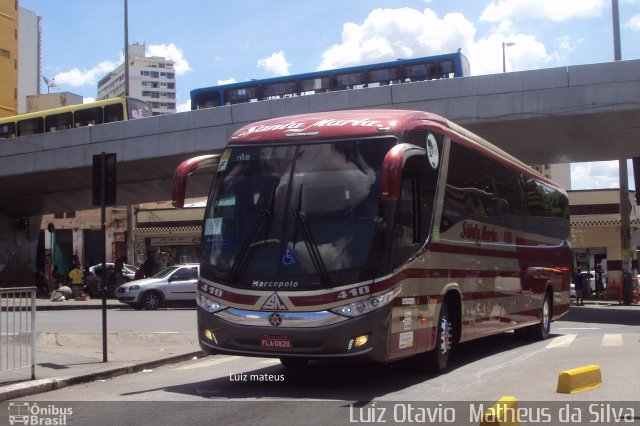 Santa Maria Fretamento e Turismo 410 na cidade de Belo Horizonte, Minas Gerais, Brasil, por Luiz Otavio Matheus da Silva. ID da foto: 5638927.