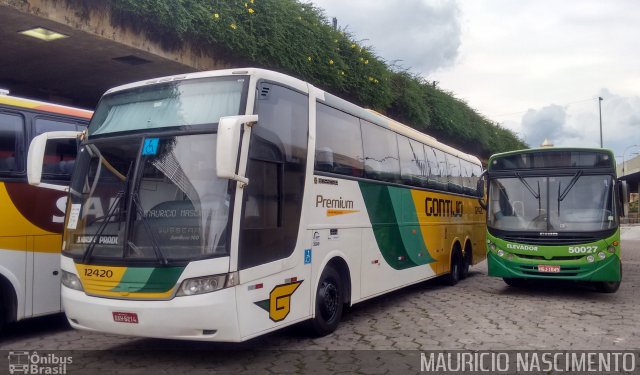 Empresa Gontijo de Transportes 12420 na cidade de Belo Horizonte, Minas Gerais, Brasil, por Maurício Nascimento. ID da foto: 5638990.