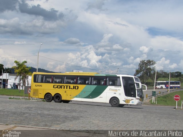 Empresa Gontijo de Transportes 12195 na cidade de Perdões, Minas Gerais, Brasil, por Marcos de Alcantara Pinto. Número da foto: #5638922.