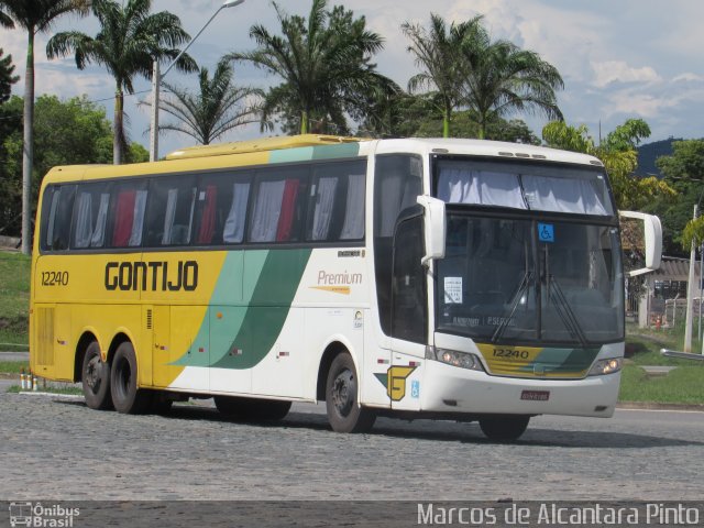 Empresa Gontijo de Transportes 12240 na cidade de Perdões, Minas Gerais, Brasil, por Marcos de Alcantara Pinto. ID da foto: 5638942.