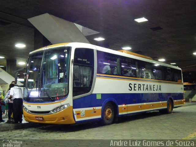 Viação Sertaneja 770 na cidade de Belo Horizonte, Minas Gerais, Brasil, por André Luiz Gomes de Souza. ID da foto: 5639774.