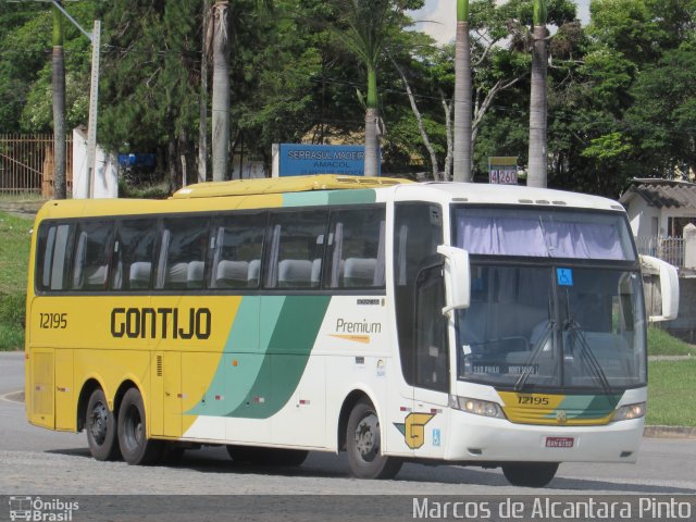 Empresa Gontijo de Transportes 12195 na cidade de Perdões, Minas Gerais, Brasil, por Marcos de Alcantara Pinto. Número da foto: #5638912.