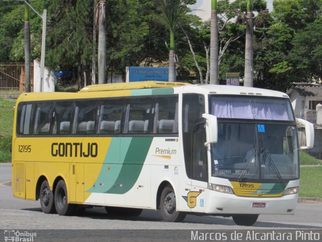 Empresa Gontijo de Transportes 12195 na cidade de Perdões, Minas Gerais, Brasil, por Marcos de Alcantara Pinto. ID da foto: 5638912.