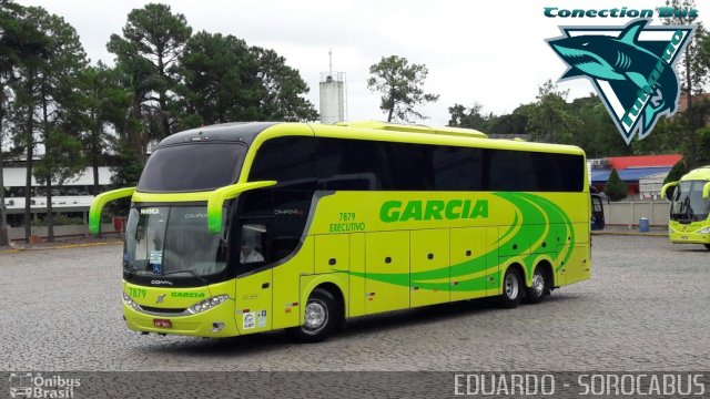 Viação Garcia 7879 na cidade de Curitiba, Paraná, Brasil, por EDUARDO - SOROCABUS. ID da foto: 5639154.