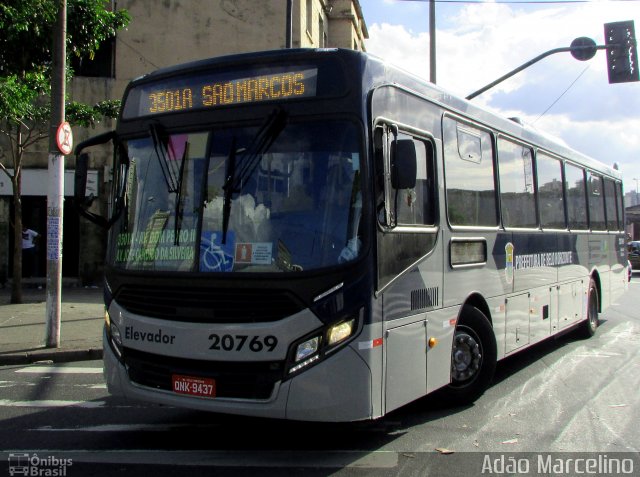 SM Transportes 20769 na cidade de Belo Horizonte, Minas Gerais, Brasil, por Adão Raimundo Marcelino. ID da foto: 5640537.