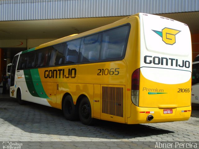 Empresa Gontijo de Transportes 21065 na cidade de Governador Valadares, Minas Gerais, Brasil, por Abner Pereira. ID da foto: 5640793.