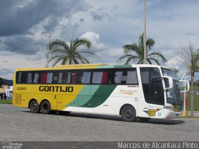 Empresa Gontijo de Transportes 12240 na cidade de Perdões, Minas Gerais, Brasil, por Marcos de Alcantara Pinto. Número da foto: #5638944.