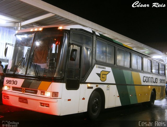 Empresa Gontijo de Transportes 9830 na cidade de Belo Horizonte, Minas Gerais, Brasil, por César Ônibus. ID da foto: 5640203.