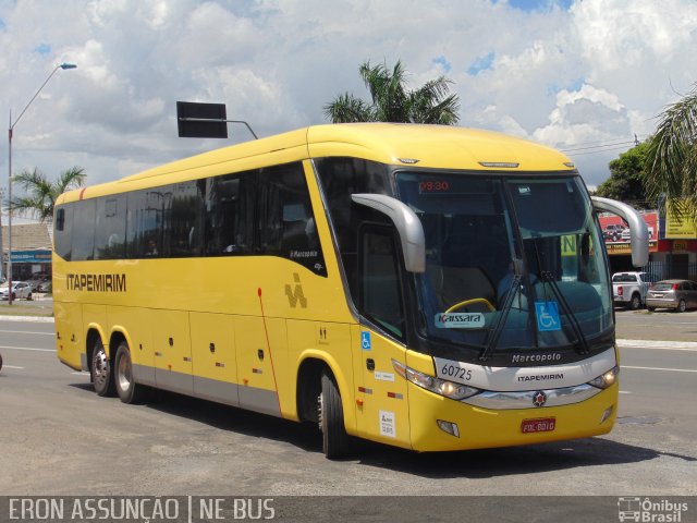 Viação Itapemirim 60725 na cidade de Feira de Santana, Bahia, Brasil, por Eronildo Assunção. Número da foto: #5641121.