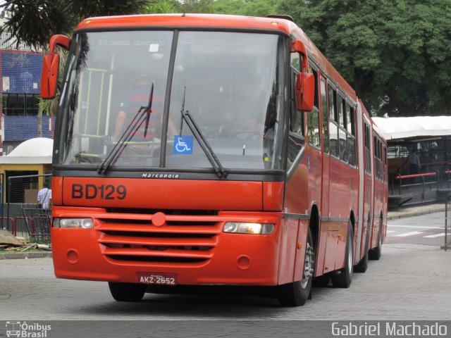 Transporte Coletivo Glória BD129 na cidade de Curitiba, Paraná, Brasil, por Gabriel Machado. Número da foto: #5642080.