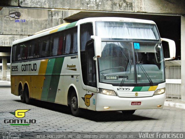 Empresa Gontijo de Transportes 12335 na cidade de Belo Horizonte, Minas Gerais, Brasil, por Valter Francisco. ID da foto: 5641808.