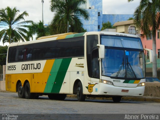 Empresa Gontijo de Transportes 11555 na cidade de Governador Valadares, Minas Gerais, Brasil, por Abner Pereira. ID da foto: 5646202.