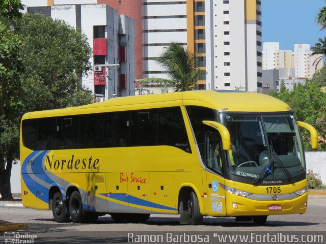 Viação Nordeste 1705 na cidade de Fortaleza, Ceará, Brasil, por Ramon Barbosa do Nascimento. Número da foto: #5645650.