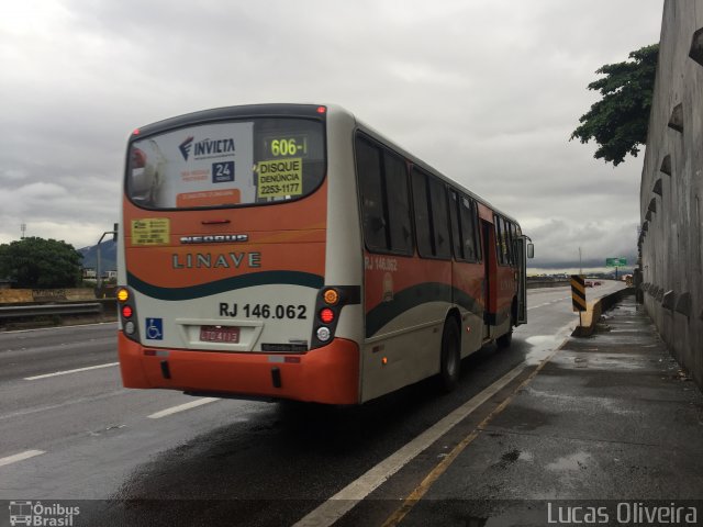 Linave Transportes RJ 146.062 na cidade de São João de Meriti, Rio de Janeiro, Brasil, por Lucas Oliveira. Número da foto: #5643994.