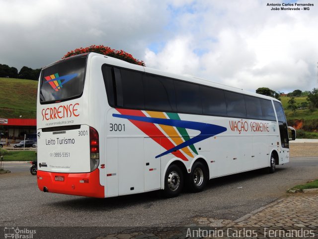 Viação Serrense 3001 na cidade de João Monlevade, Minas Gerais, Brasil, por Antonio Carlos Fernandes. Número da foto: #5645587.