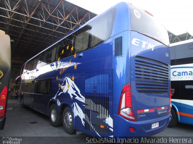 ETM - Empresa de Transporte Maullín 314 na cidade de Concepción, Concepción, Bío-Bío, Chile, por Sebastián Ignacio Alvarado Herrera. Número da foto: #5645204.