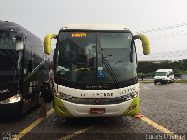 Costa Verde Transportes RJ 217.058 na cidade de Itaguaí, Rio de Janeiro, Brasil, por Lucas Oliveira. Número da foto: #5644014.