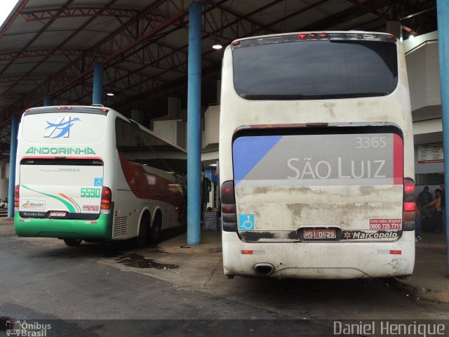 Viação São Luiz 3365 na cidade de Rio Verde, Goiás, Brasil, por Daniel Henrique. Número da foto: #5645191.