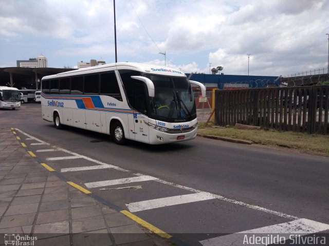 VUSC - Viação União Santa Cruz 3020 na cidade de Porto Alegre, Rio Grande do Sul, Brasil, por Adegildo Silveira. ID da foto: 5646468.