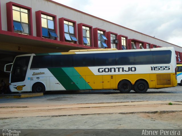 Empresa Gontijo de Transportes 11555 na cidade de Governador Valadares, Minas Gerais, Brasil, por Abner Pereira. Número da foto: #5646212.