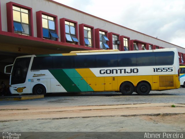 Empresa Gontijo de Transportes 11555 na cidade de Governador Valadares, Minas Gerais, Brasil, por Abner Pereira. ID da foto: 5646212.