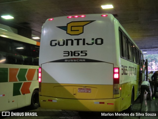 Empresa Gontijo de Transportes 3165 na cidade de Belo Horizonte, Minas Gerais, Brasil, por Marlon Mendes da Silva Souza. ID da foto: 6193455.