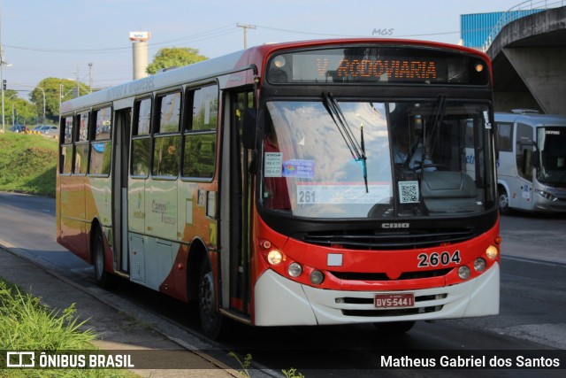 Expresso CampiBus 2604 na cidade de Campinas, São Paulo, Brasil, por Matheus Gabriel dos Santos. Número da foto: #6195535.