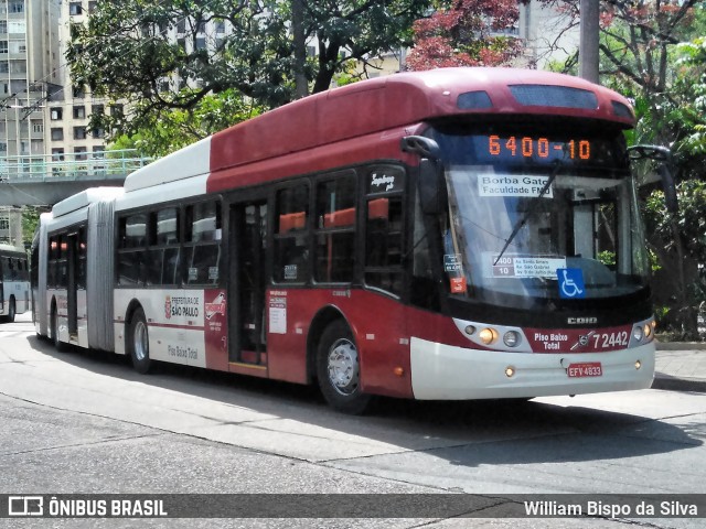 Viação Campo Belo 7 2442 na cidade de São Paulo, São Paulo, Brasil, por William Bispo da Silva. ID da foto: 6194688.