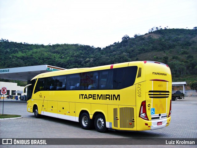 Viação Itapemirim 60573 na cidade de Juiz de Fora, Minas Gerais, Brasil, por Luiz Krolman. Número da foto: #6194187.